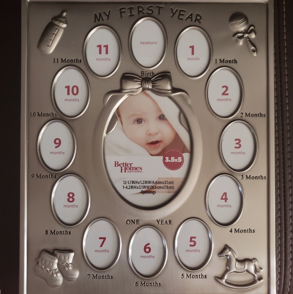 Baby's First Year photo frame